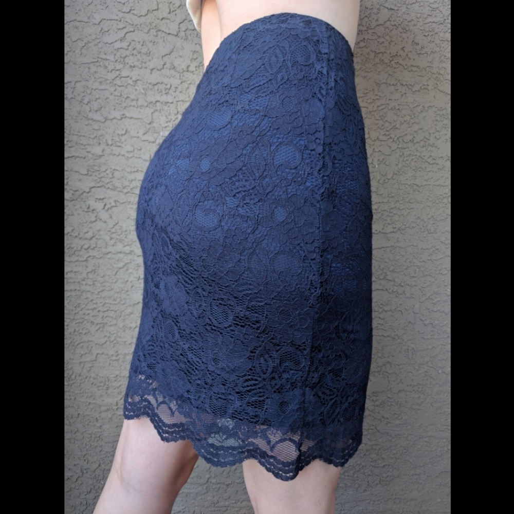 Lace Pencil Skirt